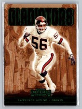 2022 Panini Contenders #GLD-LTA Lawrence Taylor Gladiators Emerald