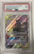 Pocket Scout - 2019 Pokemon Sun & Moon Unbroken Bonds Marshadow & Machamp GX #199 FA PSA 9