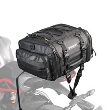 Rhinowalk Motorcycle Tail Bag Expandable 19-26L Motor Travel Luggage Motorbik...