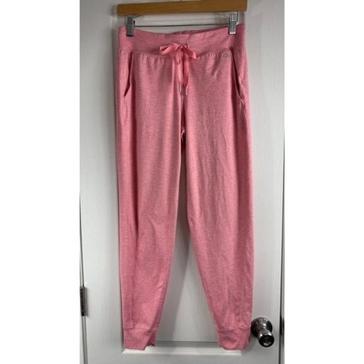 Gap Fit Women's Brushed Tech Jersey Jogger Pants Pink Melon Heather Size XS