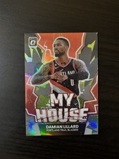 Damian Lillard 2022-23 Donruss Optic My House Lime Green Prizm /149 #2 Blazers