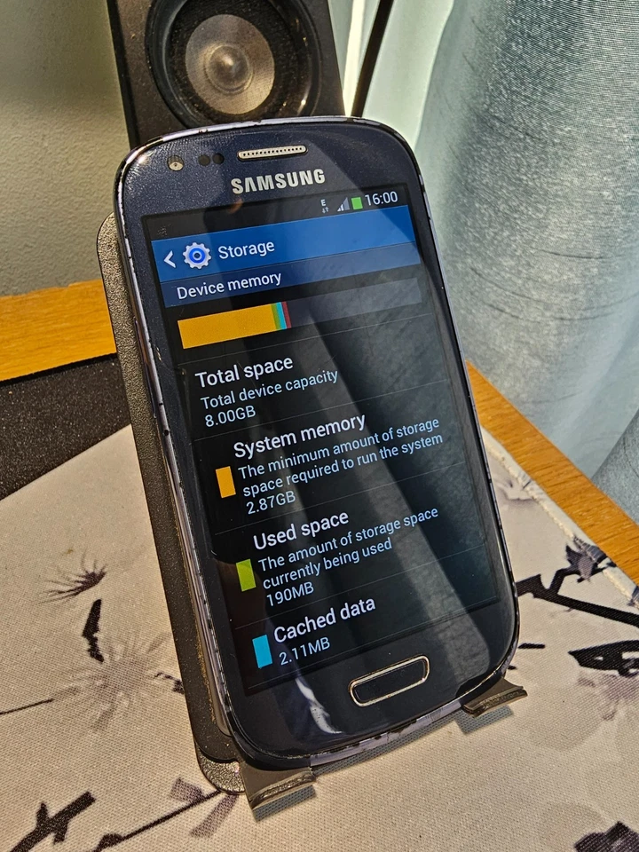 Samsung Galaxy S3 S III Mini VE 8GB Blue GT-I8200N Android 4.2.2 Smartphone, photo 3 of 5