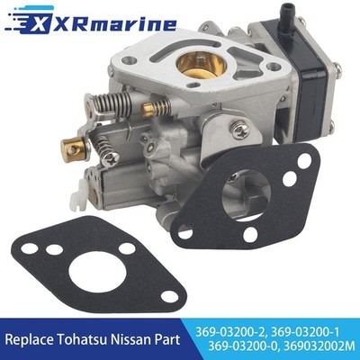 Vergaser mit Dichtung für Tohatsu Nissan 2-Takt 5 PS 5B NS5A NS5B M5 369-03200-0