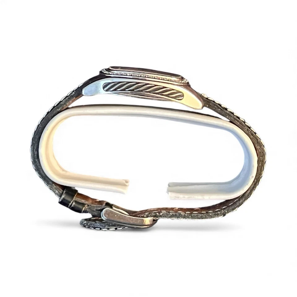 Reloj David Yurman Pura Sangre T303-SST A-12543 Diamante Esfera MOP Foto 3 de 4