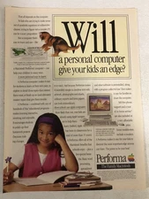 1993 Apple Computer Performa Print Ad Advertisement Mac MacIntosh pa13