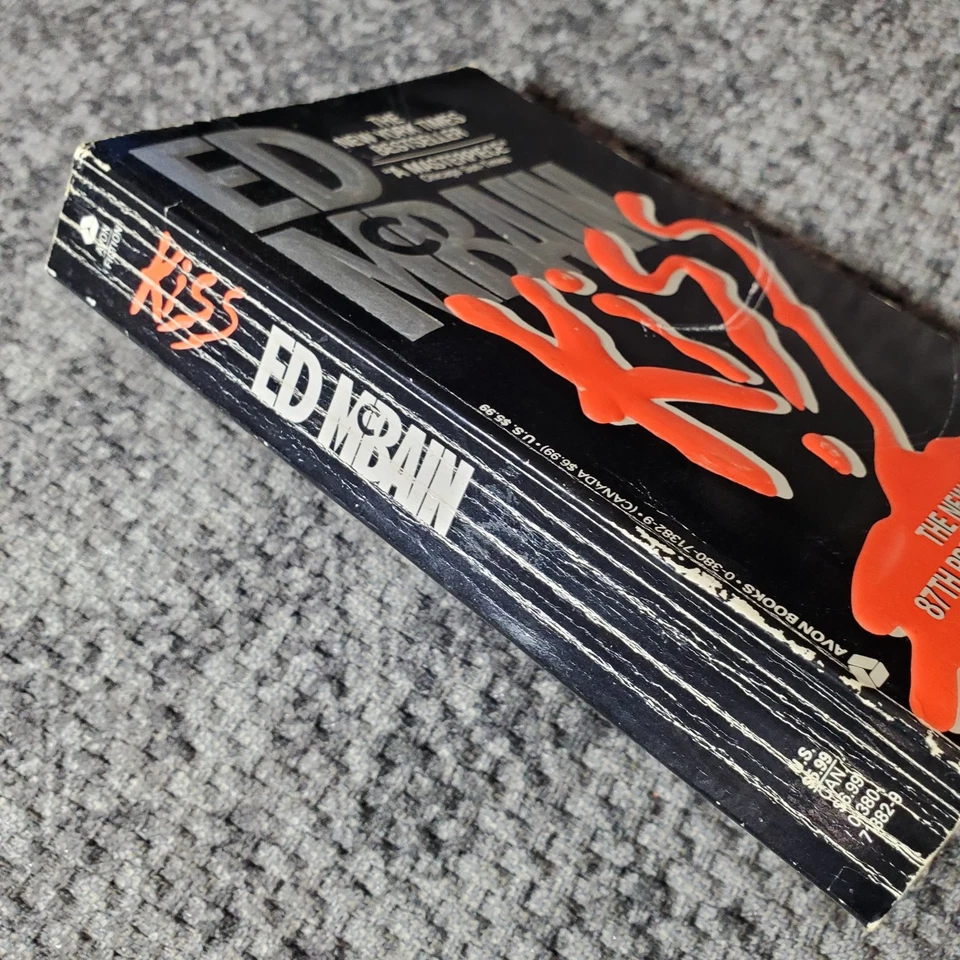 Kiss Ed McBain 1992 First Avon Books Printing 87th Precinct Novel Foto 3 de 4