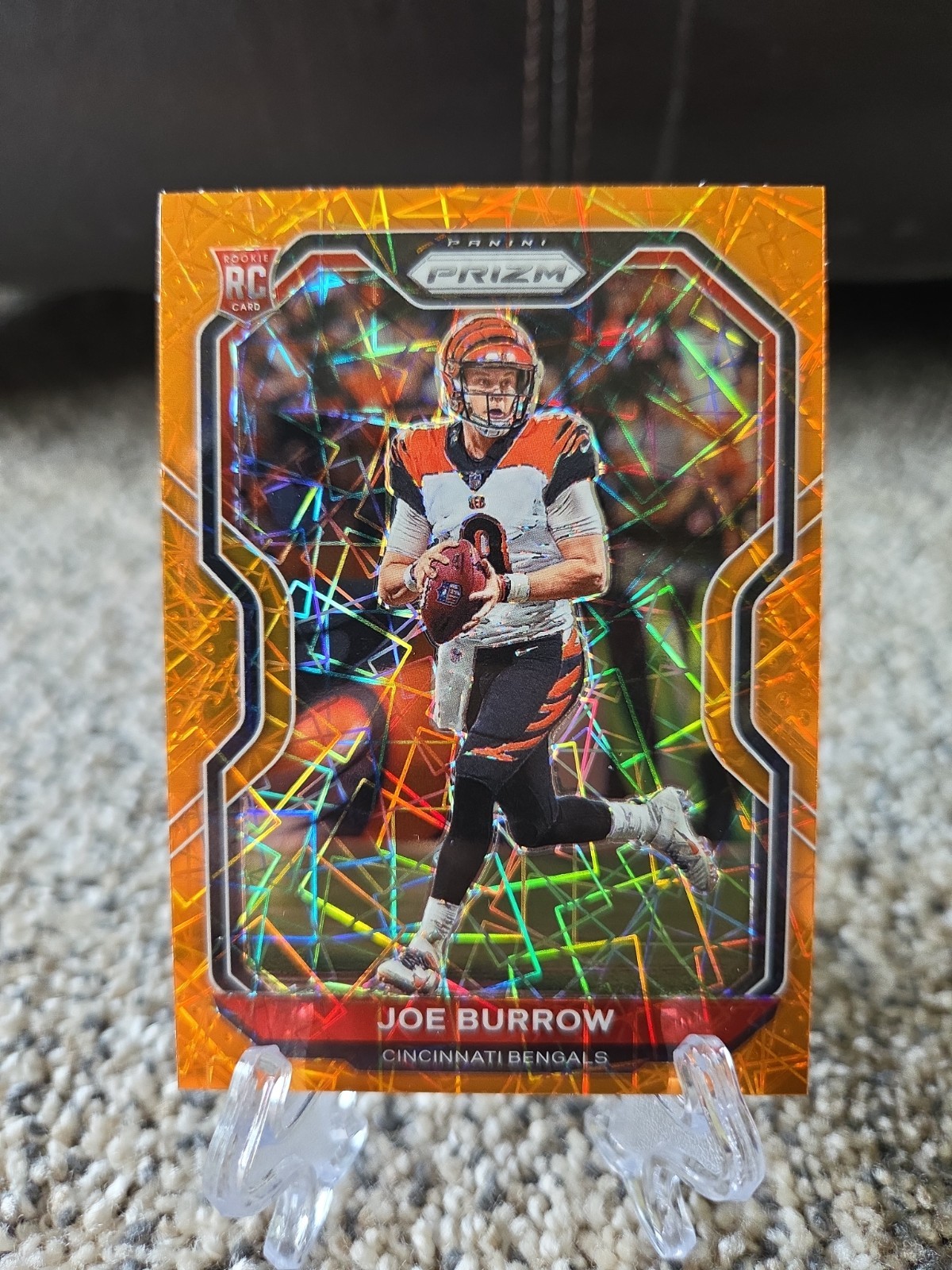 2020 Panini Prizm - Rookie Joe Burrow #307 Lazer Prizm (RC)