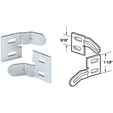 Prime-Line Bi-Fold Door Aligner (2 Count) N 6538 Pack of 6 PRIME-LINE N 6538