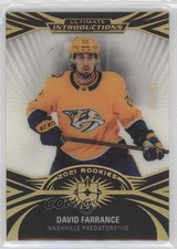 2021-22 Ultimate Collection Introductions Black 16/25 David Farrance #UI-52 0nr3