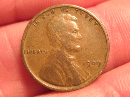 1909VDB  LINCOLN WHEAT CENT, FREE SHIPPING (#263E)