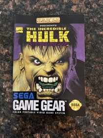 Incredible Hulk Sega Game Gear CIB (Rare)
