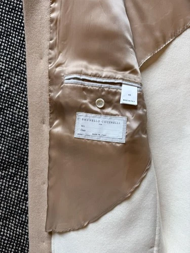 Brunello Cucinelli Cashmere Shirt Jacket, Double Face, Size 48 (medium). $10,950 image 9
