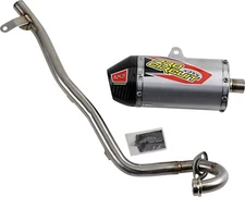 Pro Circuit T-6 Full Exhaust System Stainless/Aluminum/Carbon for Honda CRF110F