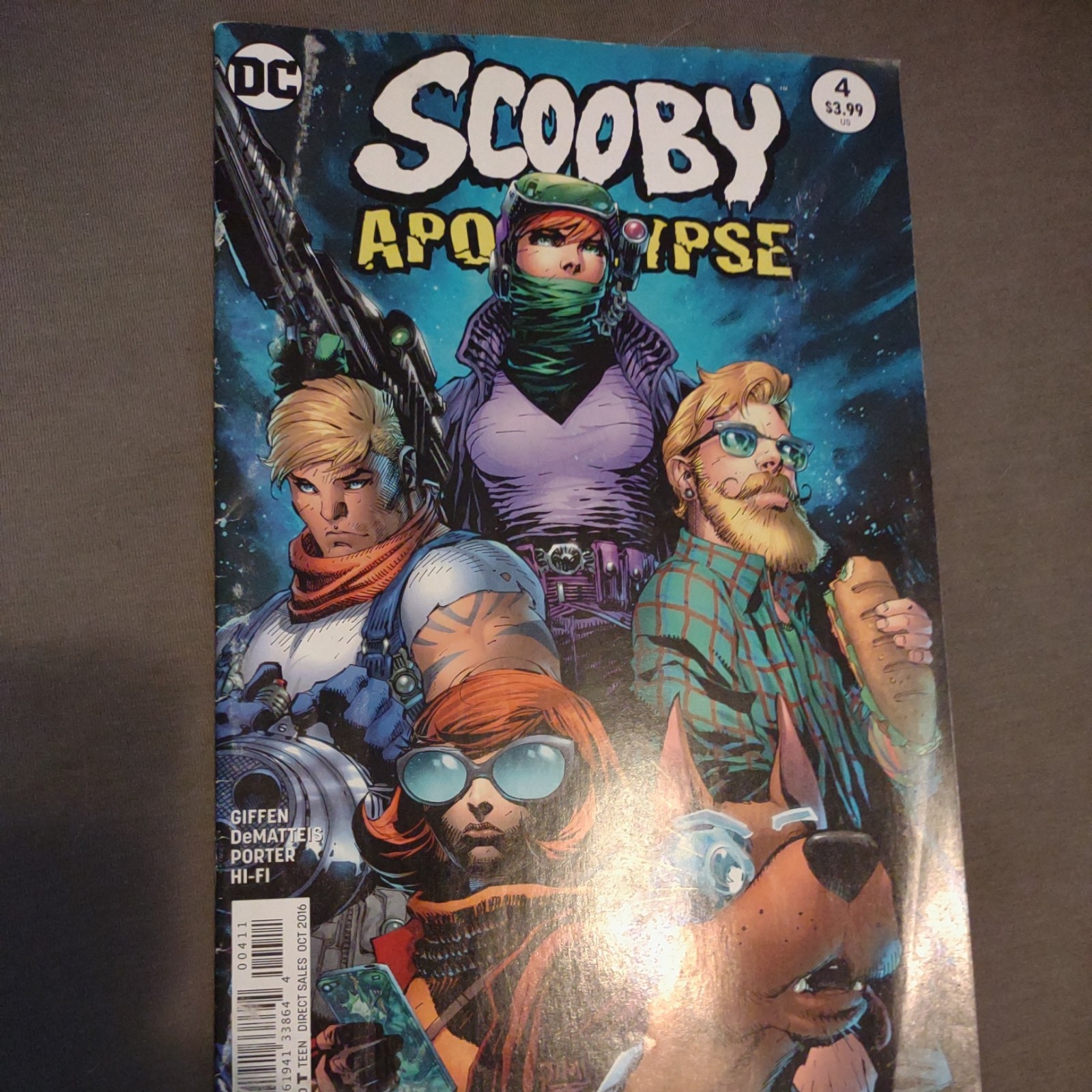 Scooby Apocalypse # 4 (DC, 2016) Cover 1 1st Print