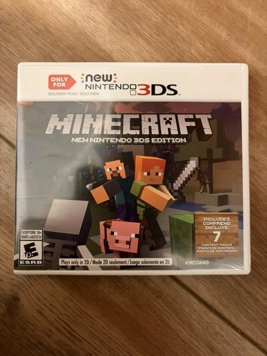 Minecraft New Nintendo 3DS Edition (Nintendo 3DS, 2017) Authentic Complete CIB