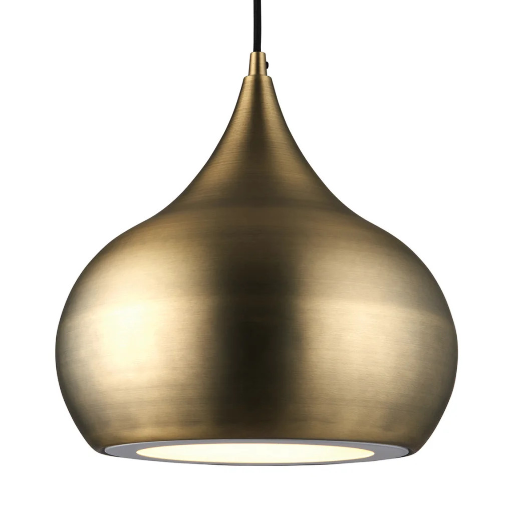 Ceiling Light Brass Brosnan LED Matt Antique Endon 61299
