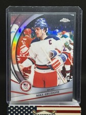 2026 Topps Chrome US Winter Olympics Mike Eruzione Refractor #197