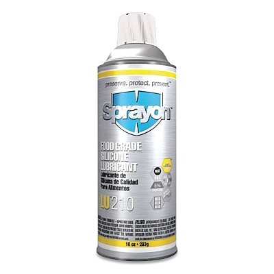 LU 210 Food Grade Silicone Lubricant, 10 oz, Aerosol Can Pack of 12  Industrial