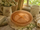 Vintage Pink Depression Glass Miss America Anchor Hocking Divided Relish Dish 9”