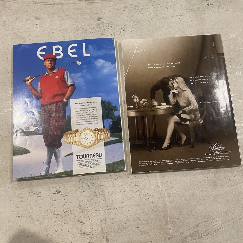 Vintage 1994 Architectural Digest Magazines Interior Design Ads Feb Dec Issues - Image 3 of 3