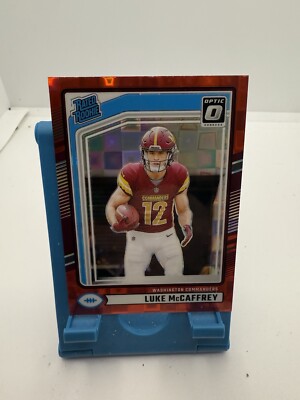 LUKE MCCAFFREY 2024 Panini Donruss Rated Rookie Red Pandora Optic #302 Ssp