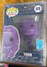 Funko Pop! Artist Series: Marvel Infinity Saga - Object - Thor - Viola - Figura in Vinile da Collezione - Include una Custodia Protettiva in Plastica Premium - Idea Regalo - Merchandising