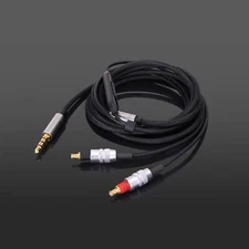 OCC Audio Cable with mic For audio-technica ATH-ESW990H ESW990 ES770H ATH-MSR7b