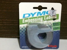 Dymo Embossing Labels Black 3/8" x 12' 2 Pack 99741