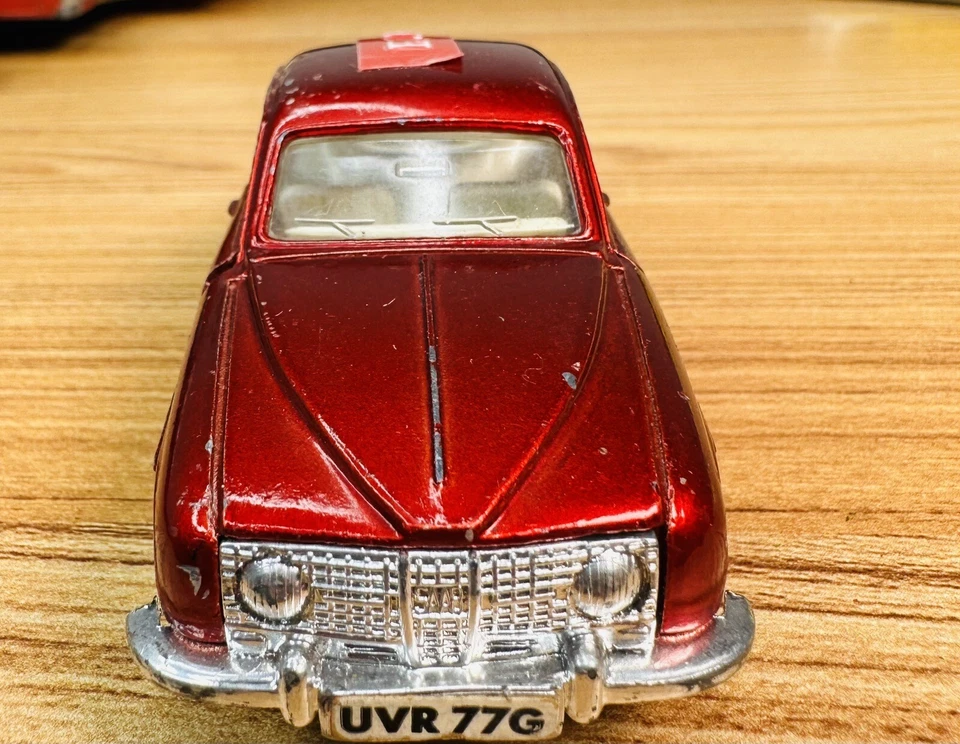 70s Dinky Toys Red Saab 96 England 1/43 Scale Meccano Made In England 3.75” - Image 3 of 4