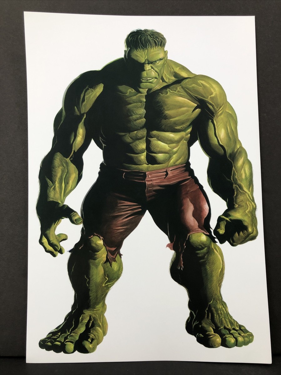 The Incredible Hulk - Avengers - Alex Ross Art Marvel Comics