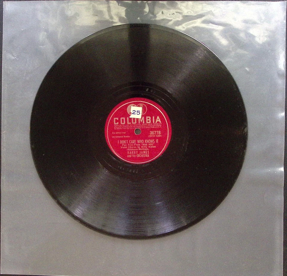 HARRY JAMES GUESS I'LL HANG MY TEARS OUT TO DRY/I DON'T CARE WHO 78 RPM 181-59 Foto 3 de 3