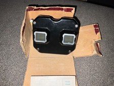 Bakelite VIEW-MASTER 3-D Viewer Model E Sawyer's w/ Original Brochure 1/2 Box
