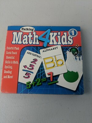 Shelf189 VINTAGE PC GAME/SOFTWARE~ TALKING MATH 4 KIDS 