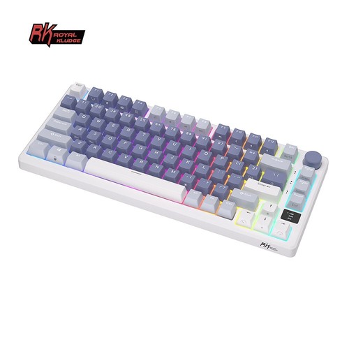 RK M75 Wireless Gaming Keyboard RGB Gasket Mounted Hot-Swappable Blue-Brown New - Picture 4 of 6