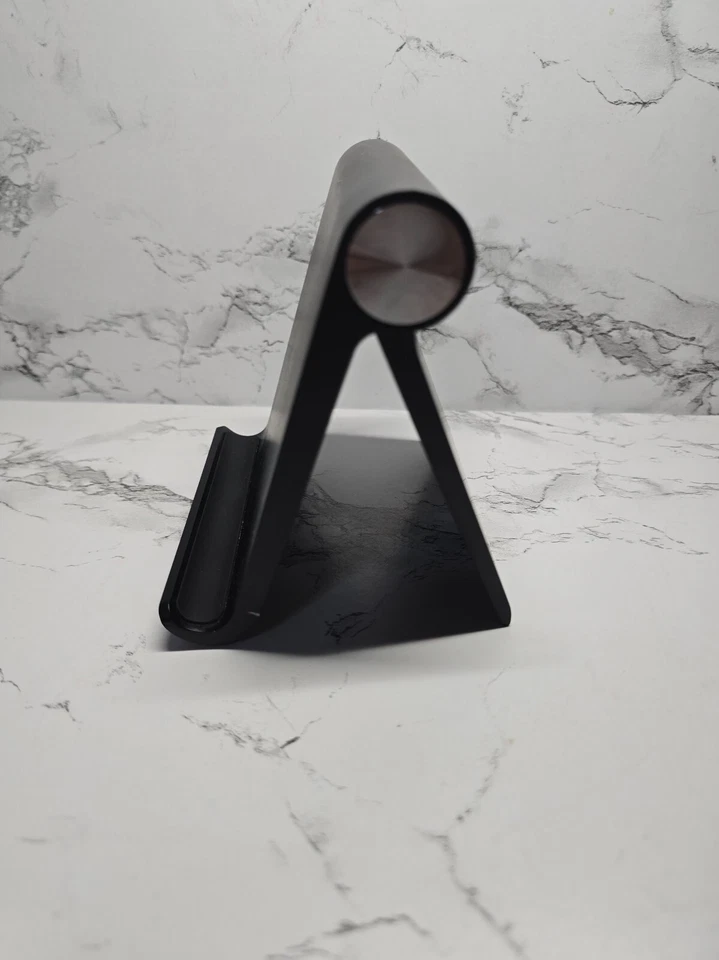 Soporte de Escritorio Plegable Universal para iPhone Galaxy Tablet Ipad Negro Viaje Foto 2 de 4