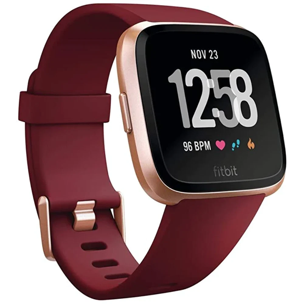 Fitbit Versa Ruby Rose Gold FB505 eBay