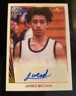 2021-22 Leaf Memories Jared McCain 1990 Bronze Auto #BA-JMC OKC Thunder Signed