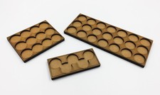 KINGS OF WAR Warhammer Wargaming 40,000 Range of Movement Trays 25mm round
