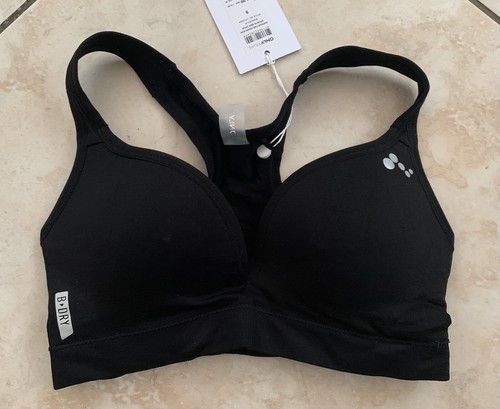 ONLY PLAY Onpmartine Seamless Sports Bra Black UK Small BRAND NEW - Picture 2 of 5