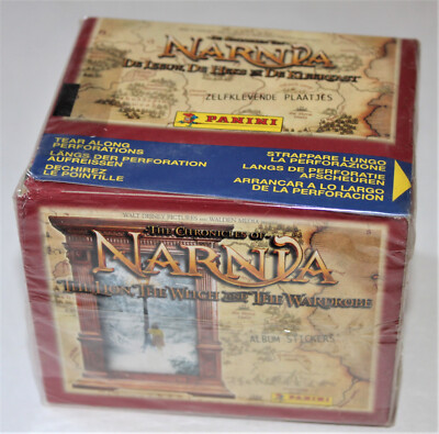 Panini Stickers The Chronicles of Narnia 2005 RARE BOX DISPLAY 50 Packets Bags