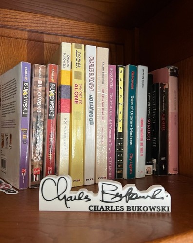 CHARLES BUKOWSKI signature display Beena Studio - Picture 3 of 3