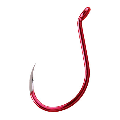 BKK Red Octopus Beak #10 - #4/0 Norwegen-Einzelhaken