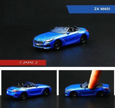 GB CCA 1:64 Blue Z4 M40i Convertible Racing Sports Model Toy