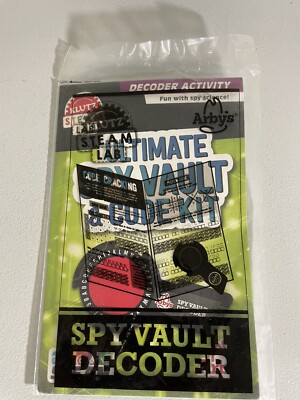 Arby s Kids Meal Spy Vault Decoder You Klutz S.T.E.A.M. Lab