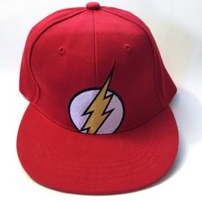 Gorra The Flash Bordada Logo Snapback Gorra Adulto Roja DC Comics Liga de la Justicia