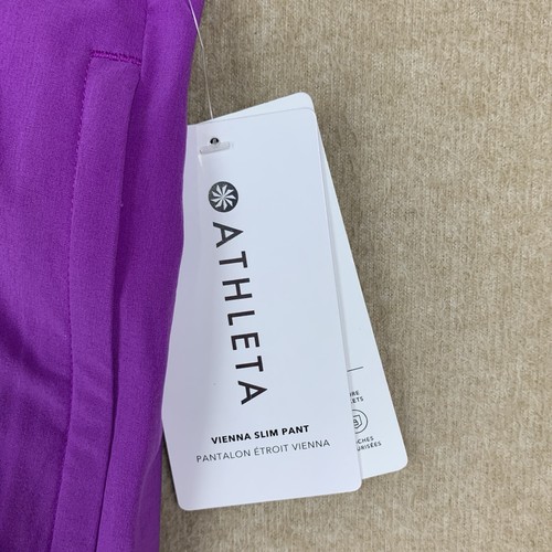 Pantalón Athleta Vienna Slim Talla 24 Talla Grande Púrpura Jogger Pull On Active - Imagen 7 de 18