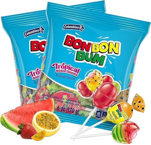 Jovy Pika Slice Watermelon Flavor Lollipops with Chili 40 Count