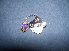 Vintage S.S. Senator Naval Pin Used 1941