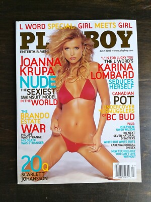 Playboy Magazine July 2005 Playmate Qiana Chase - Karina Lombard - 723