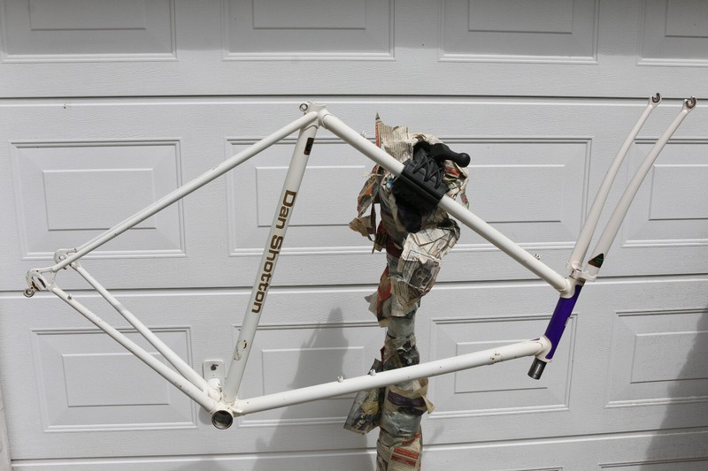 VINTAGE DAN SHOTTON RACING BIKE FRAMESET,REYNOLDS 531,CAMPAGNOLO.